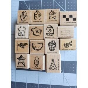 INVENTORY REDUCTION SALE. 15 Misc Stampin Up Small Stamps B47
